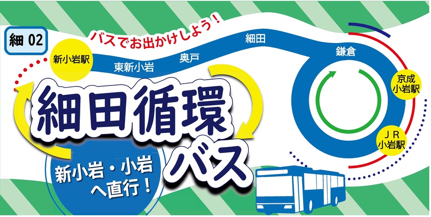 細田循環バスのロゴ