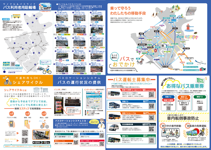 バス路線図ウラ