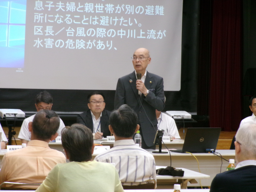 令和67年度自治町会長連絡会の様子を写した写真