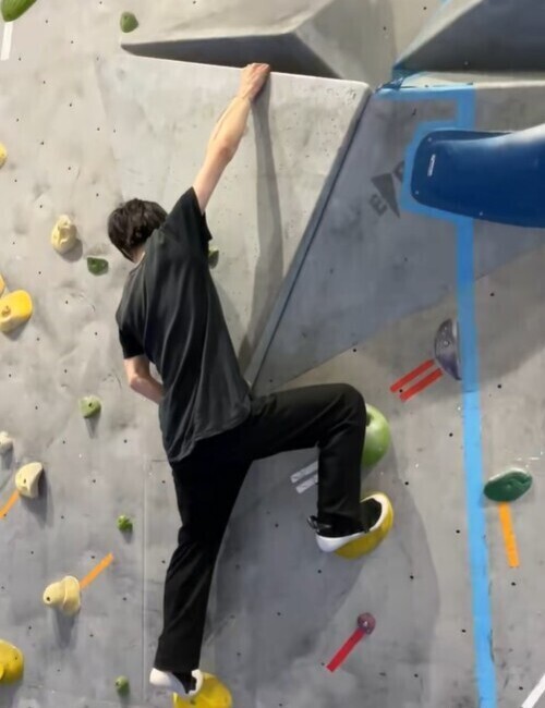 写真:スポーツクライミングの様子