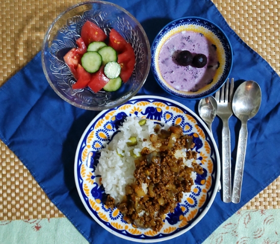 鯖月見丼等