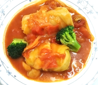 ロールキャベツトマトソース煮
