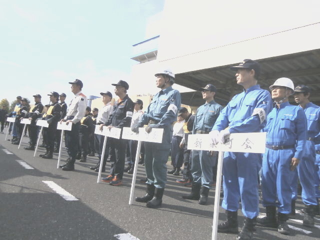 操法大会参加隊の方々