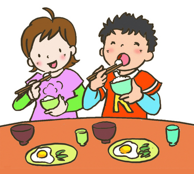 朝ごはんたべよう