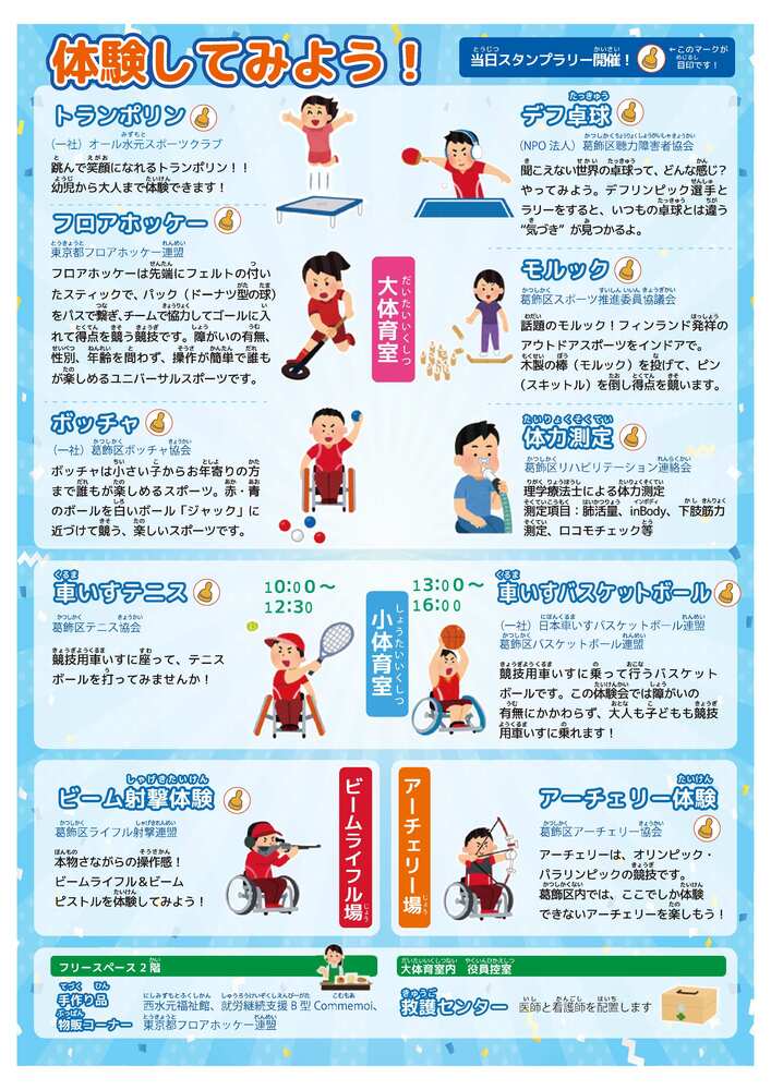 ユニすぽカーニバルinかつしか2026 裏