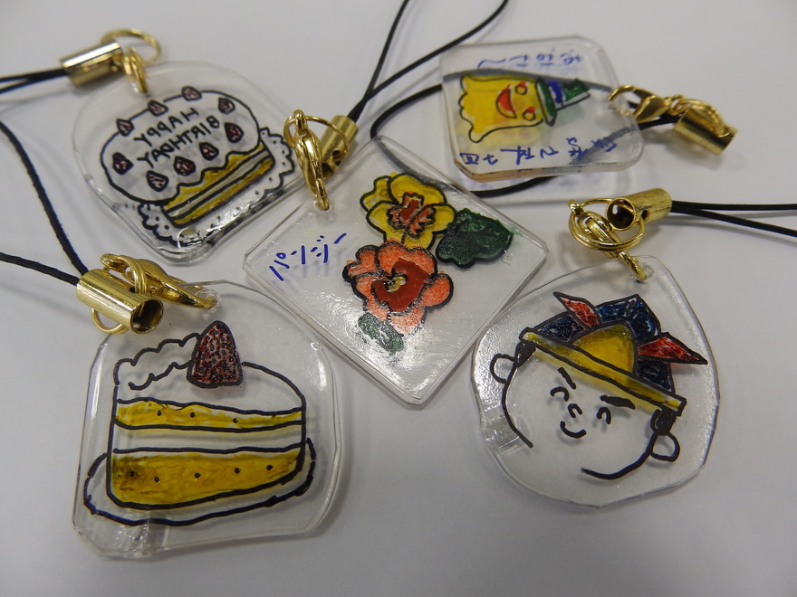 プラ板キーホルダー