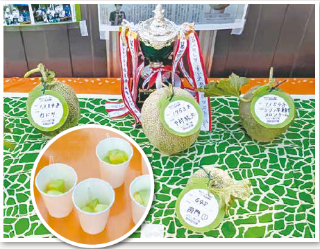 堀切ラッキー通りメロン育て隊収穫祭の写真