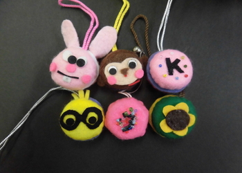 王冠ストラップの見本