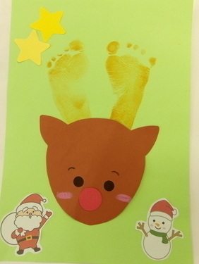 クリスマス工作の見本