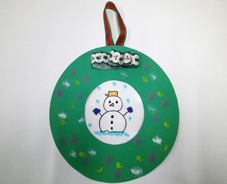 クリスマスリース写真