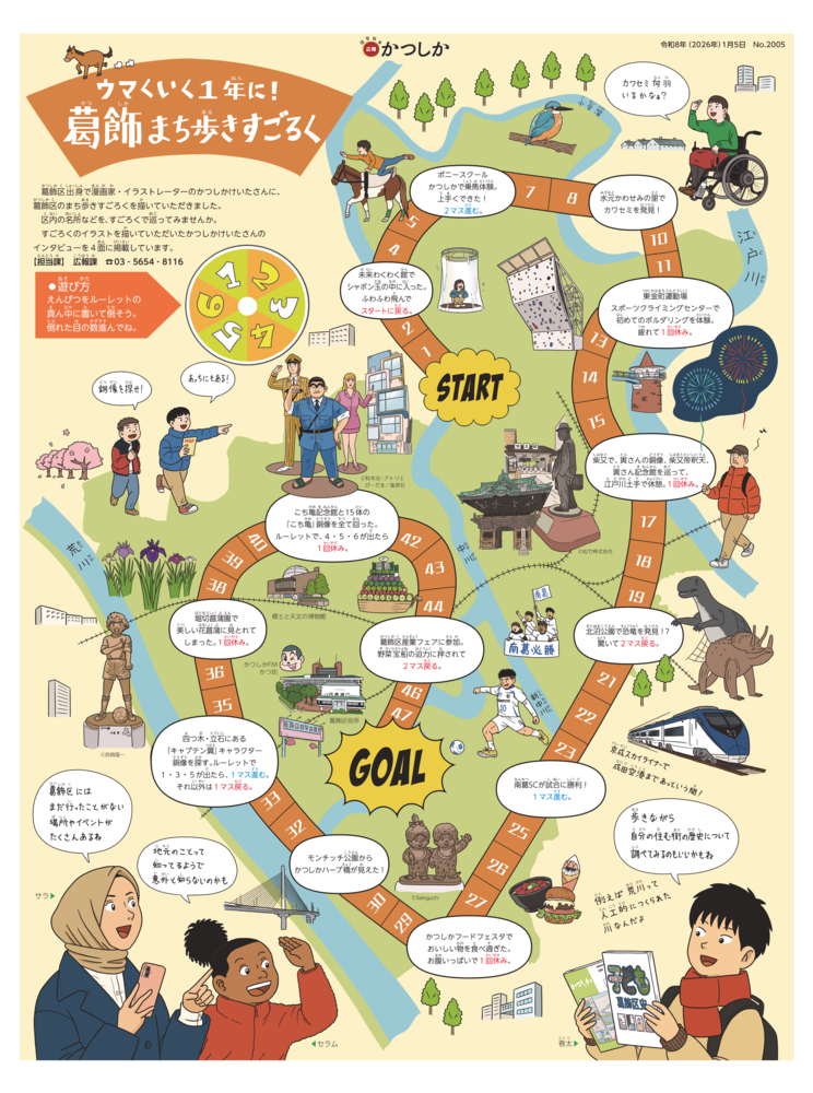 葛飾まち歩きすごろく