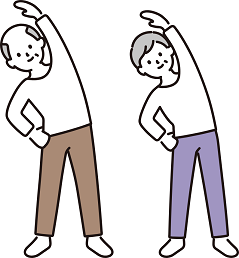 運動するシニア