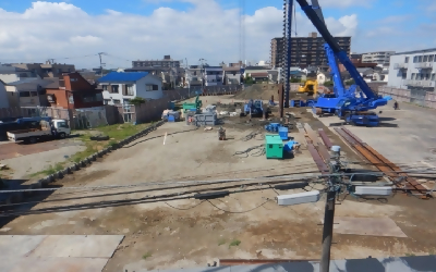 宝木塚小学校新校舎建設工事の写真