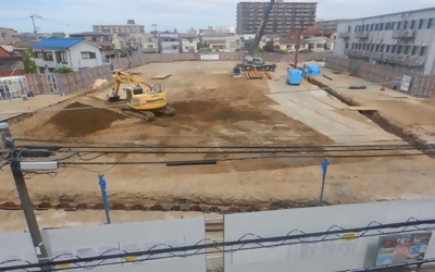 宝木塚小学校新校舎建設工事の写真