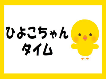 ひよこちゃんタイムの写真