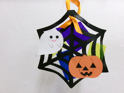 ハロウィン工作の見本