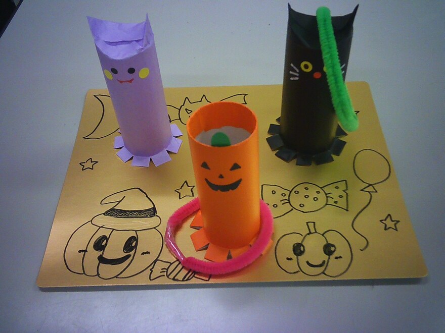 ハロウィン工作の写真